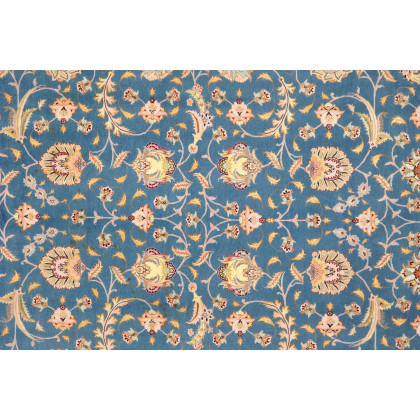 Pasargad - Tabriz Collection Hand-Knotted Silk and Wool Area Rug 79'' x 102'' (025888)