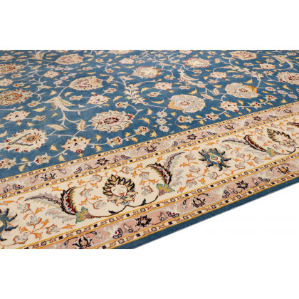 Pasargad - Tabriz Collection Hand-Knotted Silk and Wool Area Rug 79'' x 102'' (025888)
