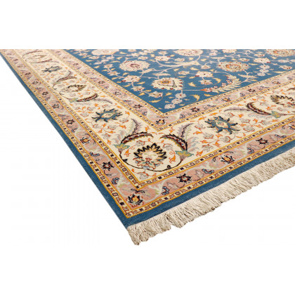 Pasargad - Tabriz Collection Hand-Knotted Silk and Wool Area Rug 79'' x 102'' (025888)