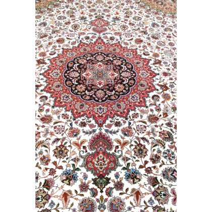 Pasargad - Tabriz Collection Hand-Knotted Silk and Wool Area Rug 119'' x 156'' (027191)