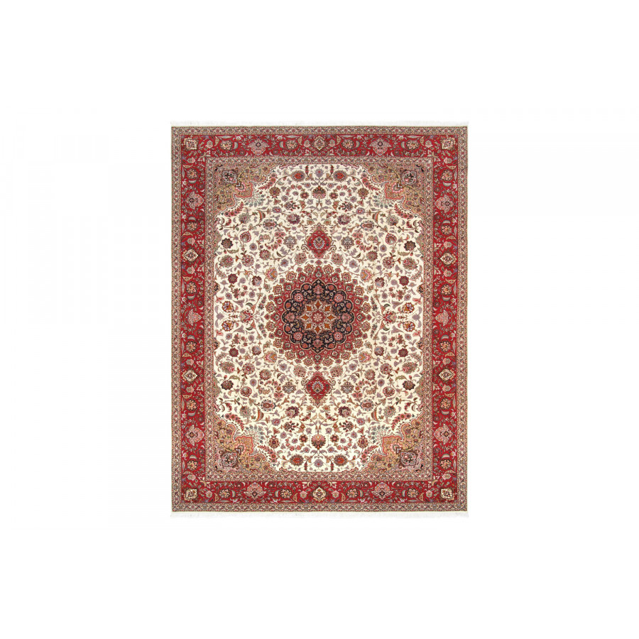 Pasargad - Tabriz Collection Hand-Knotted Multi Lamb's Wool Area Rug 99'' x 138'' (027211)