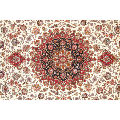 Pasargad - Tabriz Collection Hand-Knotted Multi Lamb's Wool Area Rug 99'' x 138'' (027211)