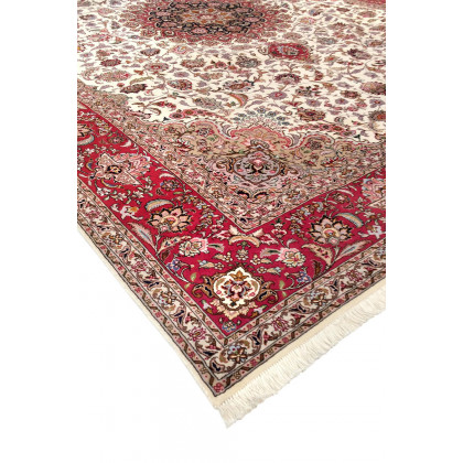 Pasargad - Tabriz Collection Hand-Knotted Multi Lamb's Wool Area Rug 99'' x 138'' (027211)