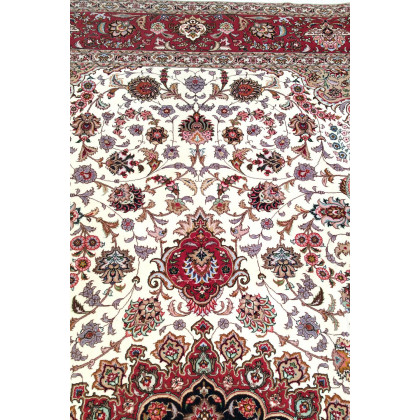 Pasargad - Tabriz Collection Hand-Knotted Multi Lamb's Wool Area Rug 99'' x 138'' (027211)