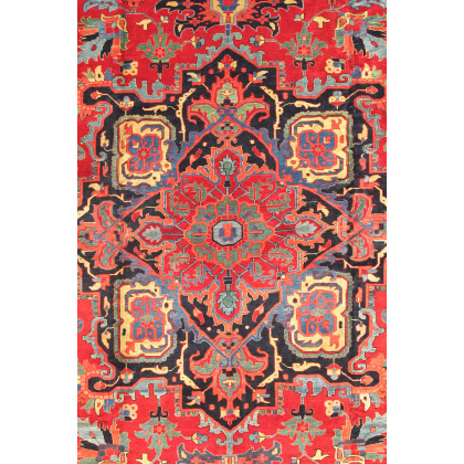 Pasargad - Heriz Collection Hand-Knotted Lamb's Wool Area Rug 153'' x 231'' (027216)