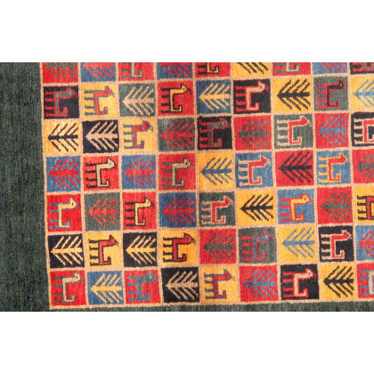 Pasargad - Gabbeh Collection Hand-Knotted Lamb's Wool Area Rug 39'' x 61'' (029410)