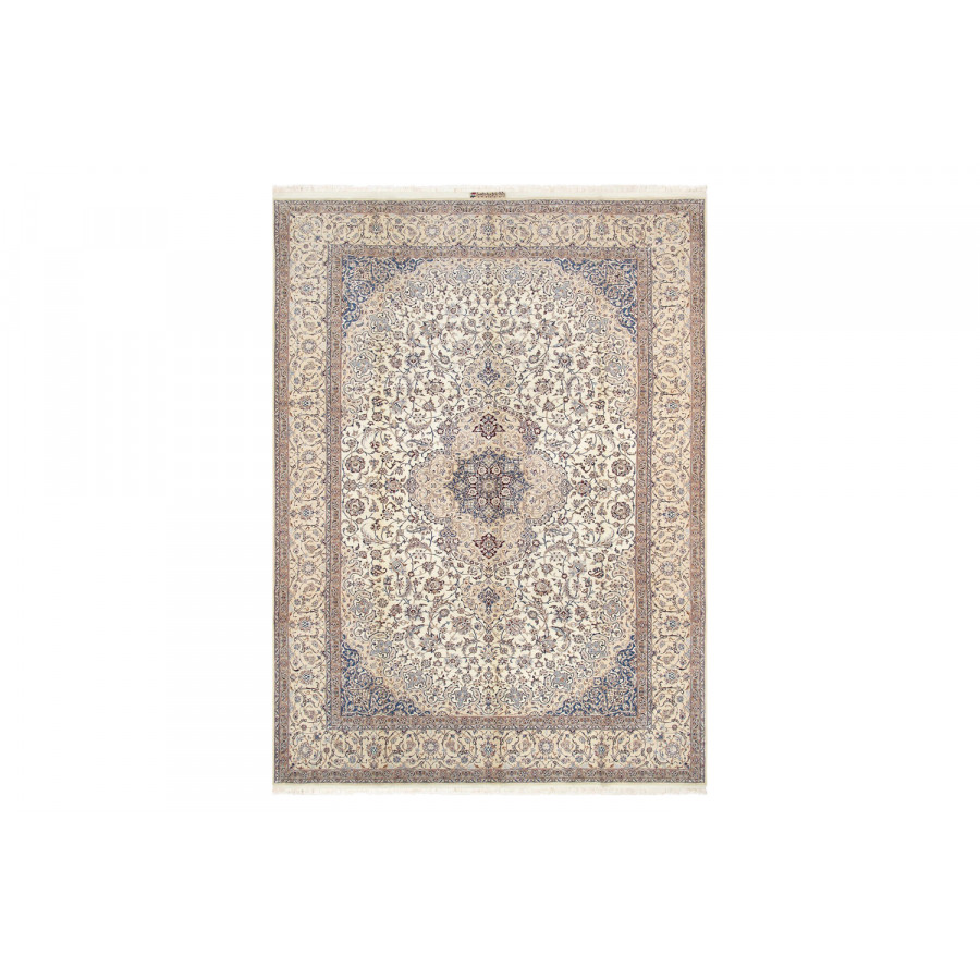 Pasargad - Nain Collection Hand-Knotted Silk and Wool Area Rug 102'' x 144'' (029597)