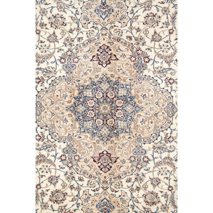 Pasargad - Nain Collection Hand-Knotted Silk and Wool Area Rug 102'' x 144'' (029597)