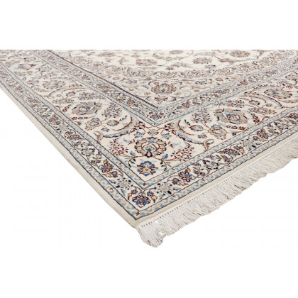 Pasargad - Nain Collection Hand-Knotted Silk and Wool Area Rug 82'' x 123'' (029642)