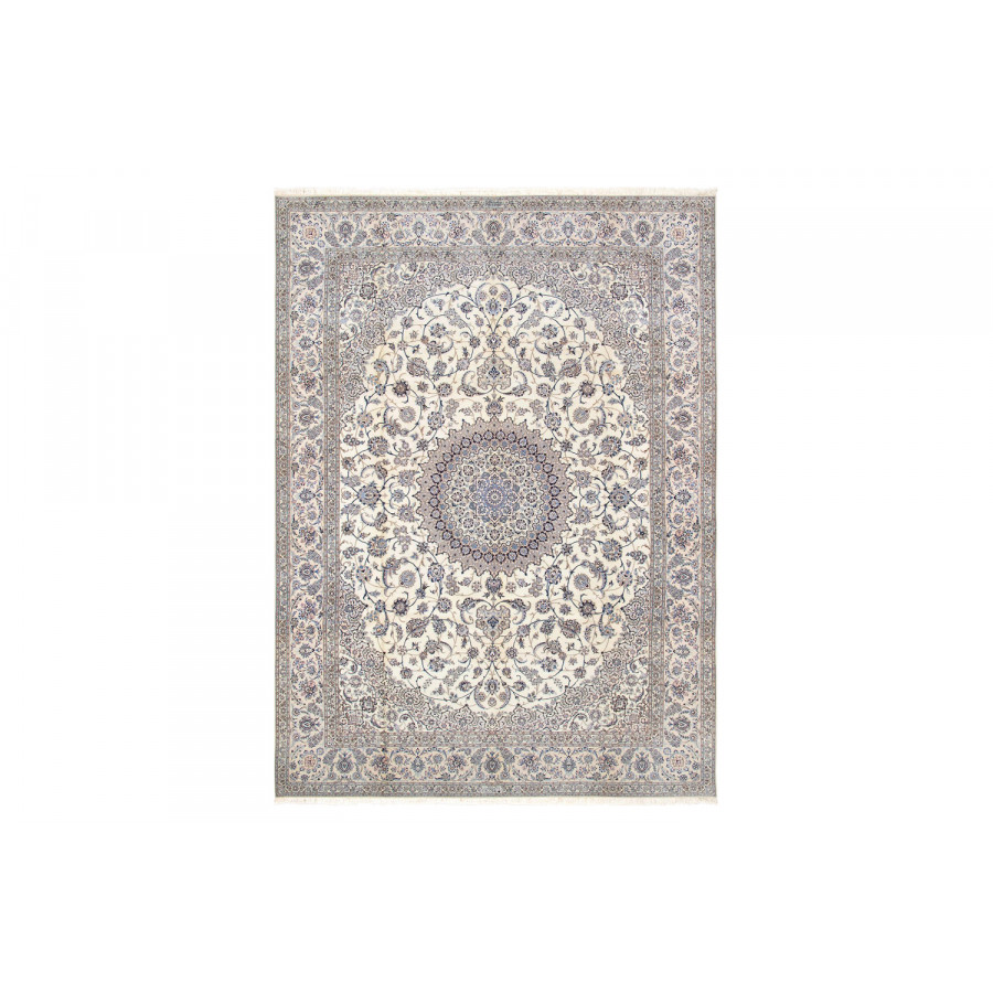 Pasargad - Nain Collection Hand-Knotted Silk and Wool Area Rug 104'' x 145'' (029668)