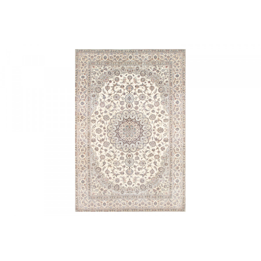 Pasargad - Nain Collection Hand-Knotted Silk and Wool Area Rug 87'' x 129'' (029706)