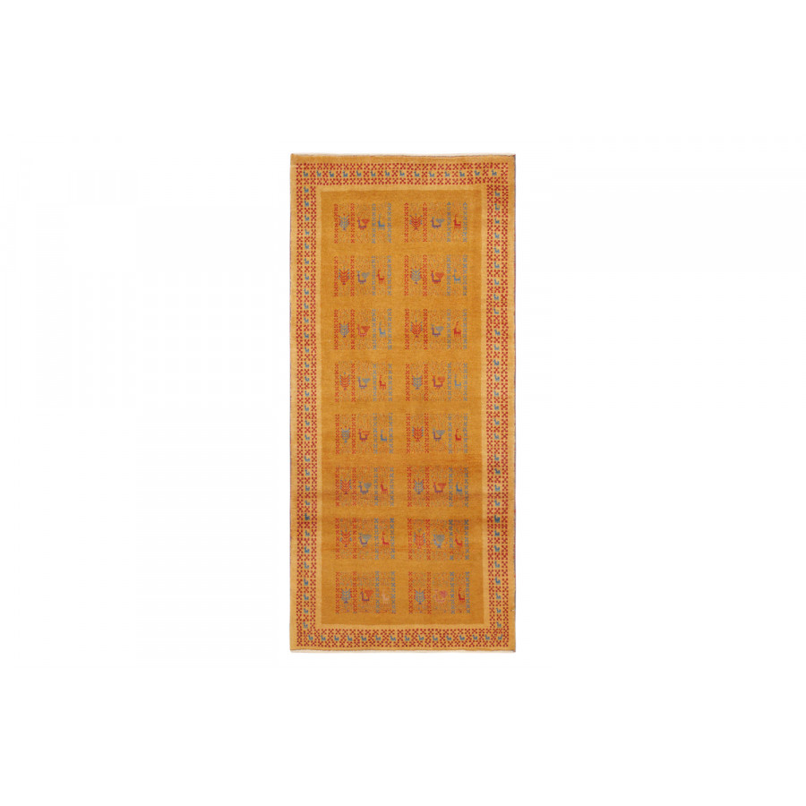 Pasargad - Gabbeh Collection Hand-Knotted Lamb's Wool Area Rug 33'' x 74'' (030184)