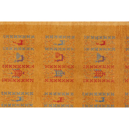 Pasargad - Gabbeh Collection Hand-Knotted Lamb's Wool Area Rug 33'' x 74'' (030184)