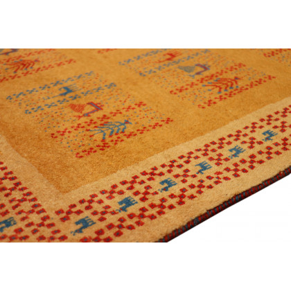 Pasargad - Gabbeh Collection Hand-Knotted Lamb's Wool Area Rug 33'' x 74'' (030184)
