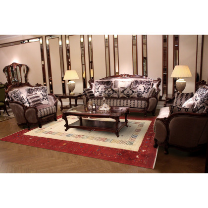 Pasargad - Gabbeh Collection Hand-Knotted Lamb's Wool Area Rug 40'' x 63'' (030227)