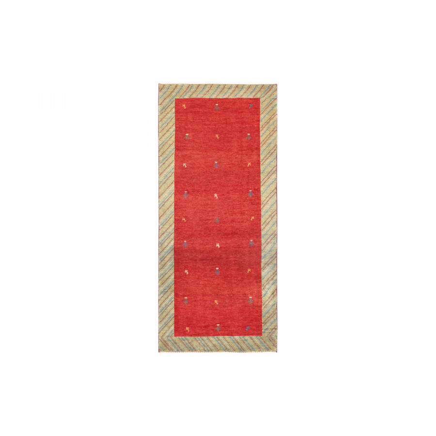 Pasargad - Gabbeh Collection Hand-Knotted Lamb's Wool Area Rug 33'' x 77'' (030233)