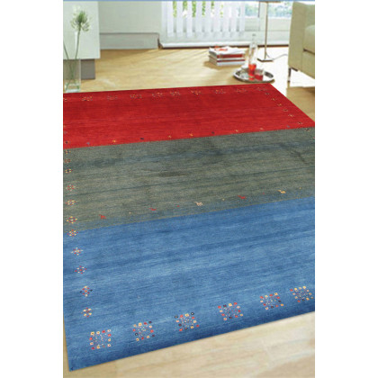 Pasargad - Gabbeh Collection Hand-Knotted Lamb's Wool Area Rug 69'' x 95'' (030331)