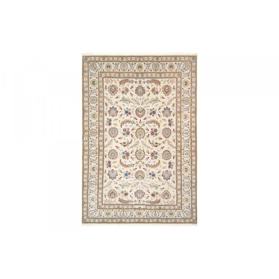 Pasargad - Tabriz Collection Hand-Knotted Silk and Wool Area Rug 66'' x 100'' (032055)