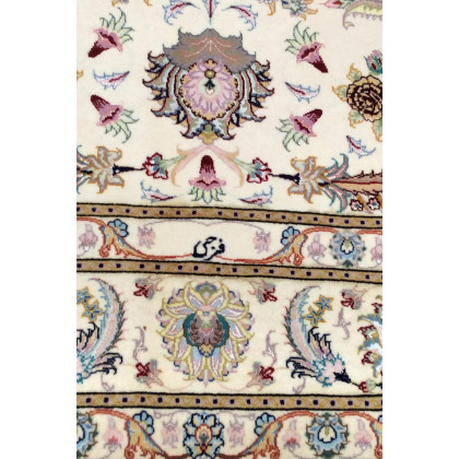 Pasargad - Tabriz Collection Hand-Knotted Silk and Wool Area Rug 66'' x 100'' (032055)