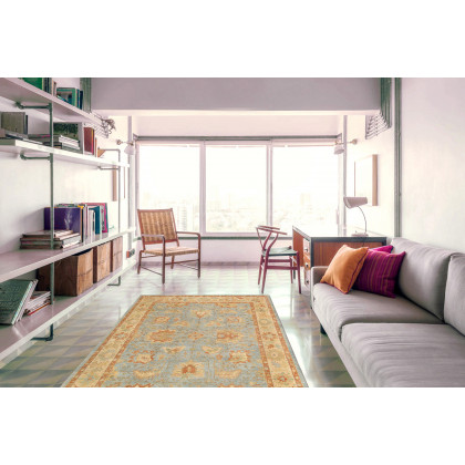 Pasargad - Oushak Collection Hand-Knotted Lamb's Wool Area Rug 146'' x 172'' (036002)