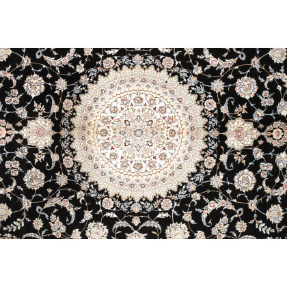 Pasargad - Nain Collection Hand-Knotted Silk and Wool Area Rug 101'' x 138'' (037444)