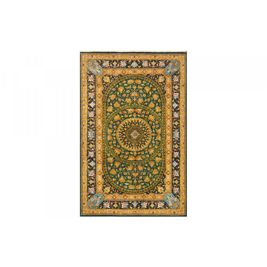 Pasargad - Qum Collection Hand-Knotted Pure Silk Area Rug 30'' x 48'' (038418)