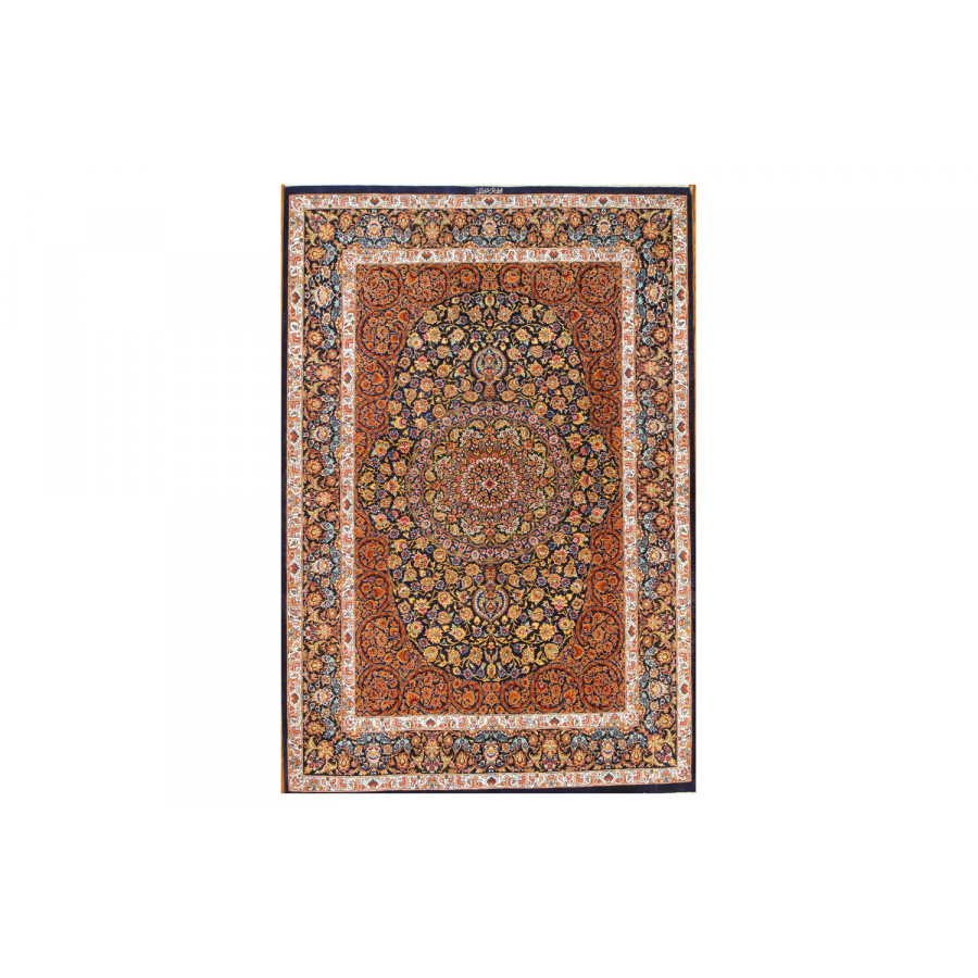 Pasargad - Qum Collection Hand-Knotted Pure Silk Area Rug 54'' x 80'' (039054)
