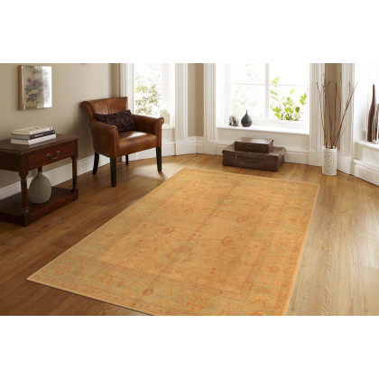 Pasargad - Oushak Collection Hand-Knotted Lamb's Wool Area Rug 98'' x 117'' (039365)
