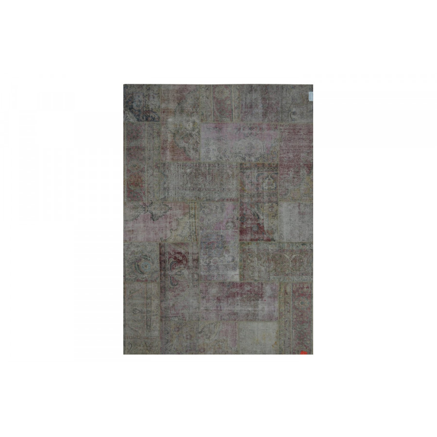 Pasargad - Patchwork Collection Hand-Knotted Lamb's Wool Area Rug 83'' x 117'' (042496)