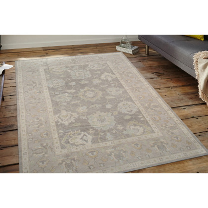 Pasargad - Oushak Collection Hand-Knotted Lamb's Wool Area Rug 81'' x 115'' (044067)