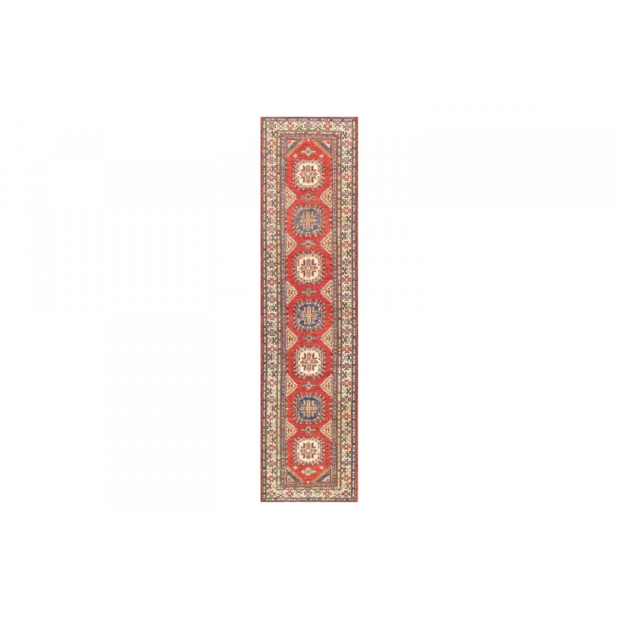 Pasargad - Kazak Collection Hand-Knotted Lamb's Wool Runner 32'' x 131'' (044082)