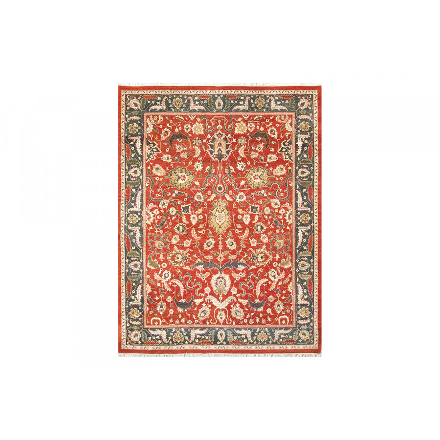 Pasargad - Agra Collection Hand-Knotted Lamb's Wool Area Rug 96'' x 127'' (044452)