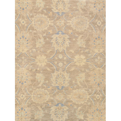 Pasargad - Ferehan Collection Hand-Knotted Wool Area Rug in L. Brown/Beige, 181" x 226" (045688)