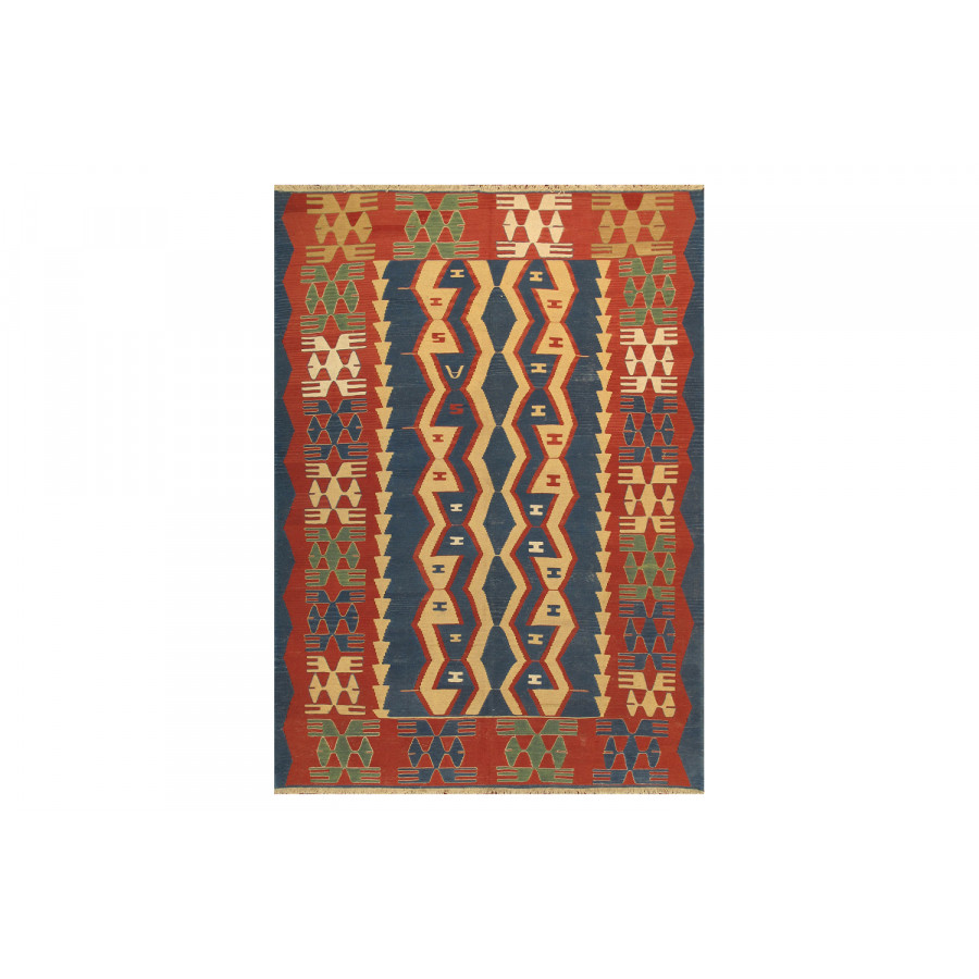 Pasargad - Kilim Hand-Knotted Wool Area Rug 71'' x 98'' (097368)