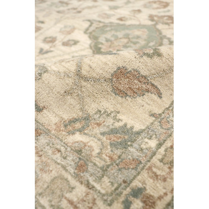Pasargad - Melody Collection Hand-knotted Wool Area Rug in Ivory/L. Blue, 142" x 180" (78363 12x15)