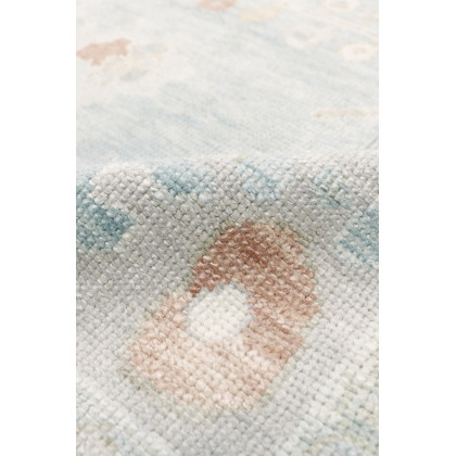 Pasargad - Oushak Collection Hand-Knotted Wool Area Rug in Blue/Ivory, 113" x 155" (78366 9x13)