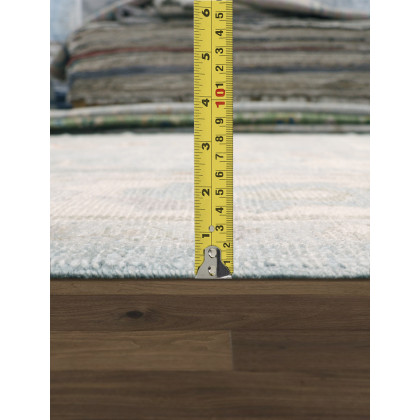Pasargad - Oushak Collection Hand-Knotted Wool Area Rug in Blue/Ivory, 113" x 155" (78366 9x13)