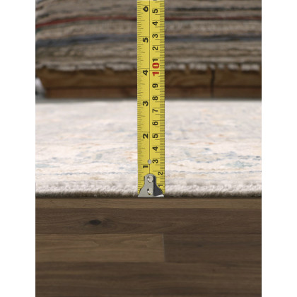 Pasargad - Oushak Collection Hand-Knotted Wool Area Rug in Gray/Ivory, 72" x 110" (78370 6x9)