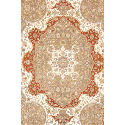 Pasargad - Tabriz Hand-Knotted Silk and Wool Area Rug 120'' x 171'' (973318 10X14)