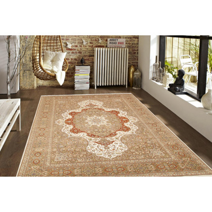 Pasargad - Tabriz Hand-Knotted Silk and Wool Area Rug 120'' x 171'' (973318 10X14)