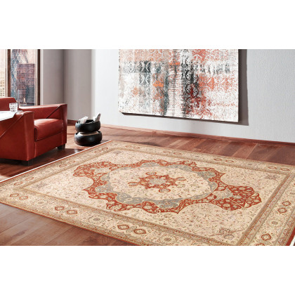 Pasargad - Tabriz Hand-Knotted Silk and Wool Area Rug 119'' x 168'' (973319 10X14)