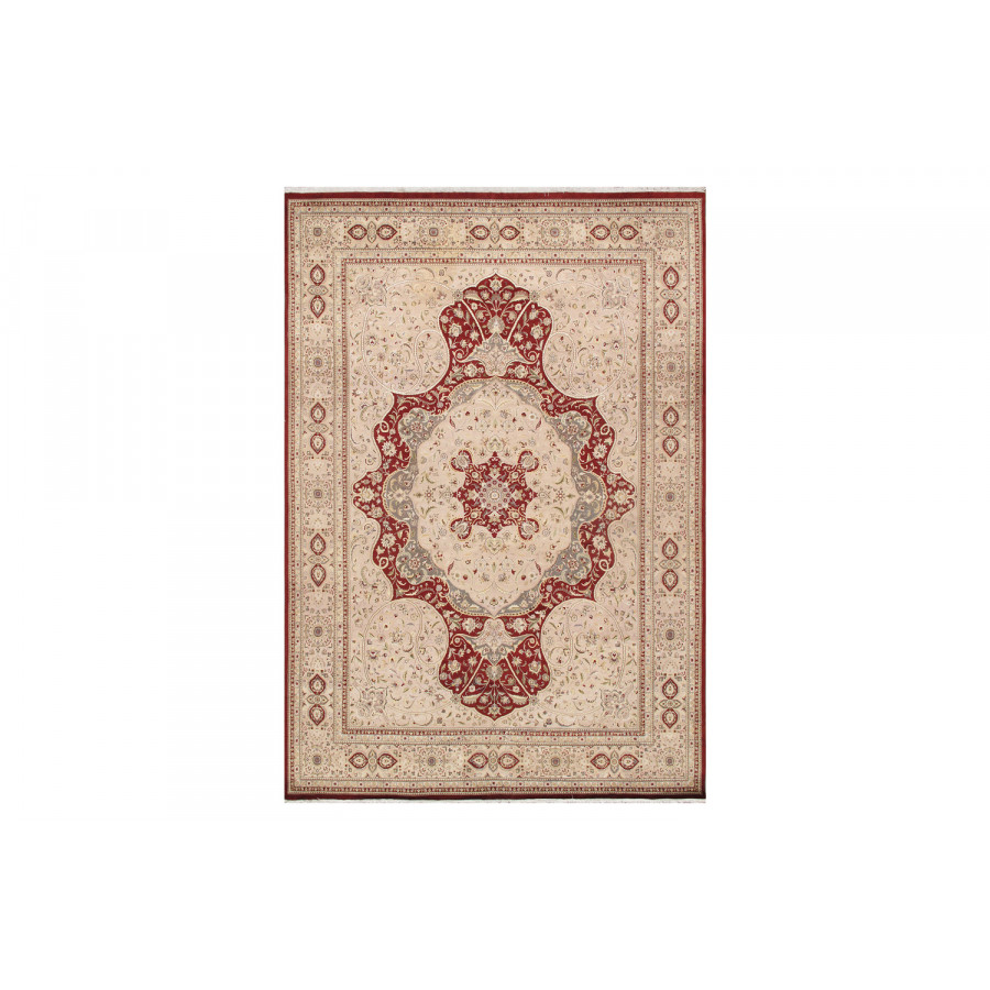 Pasargad - Tabriz Hand-Knotted Silk and Wool Area Rug 119'' x 171'' (973320 10X14)
