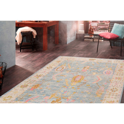 Pasargad - Oushak Collection Hand-Knotted Wool Area Rug 138'' x 169'' (980296 12X14)
