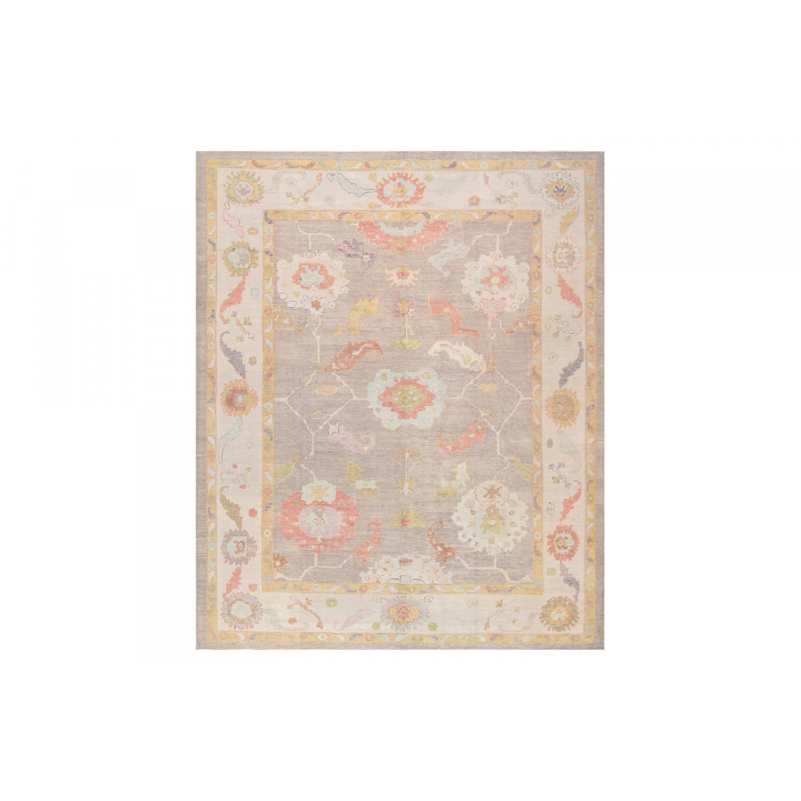 Pasargad - Oushak Collection Hand-Knotted Wool Area Rug 142'' x 172'' (980301 12X14)
