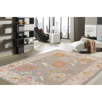 Pasargad - Oushak Collection Hand-Knotted Wool Area Rug 105'' x 137'' (980302 9X11)