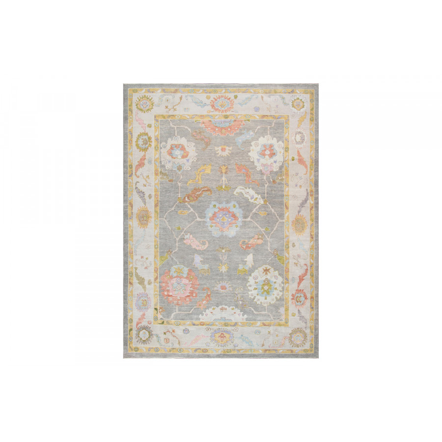 Pasargad - Oushak Collection Hand-Knotted Wool Area Rug 117'' x 164'' (980305 10X14)