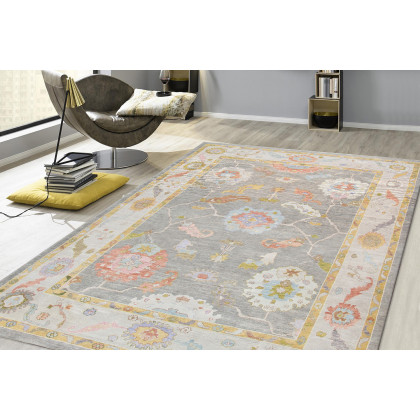 Pasargad - Oushak Collection Hand-Knotted Wool Area Rug 117'' x 164'' (980305 10X14)