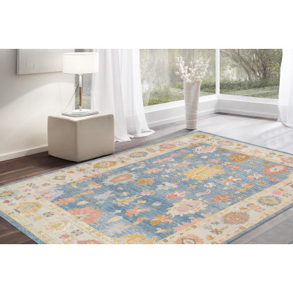 Pasargad - Oushak Collection Hand-Knotted Wool Area Rug 118'' x 157'' (980308 10X13)