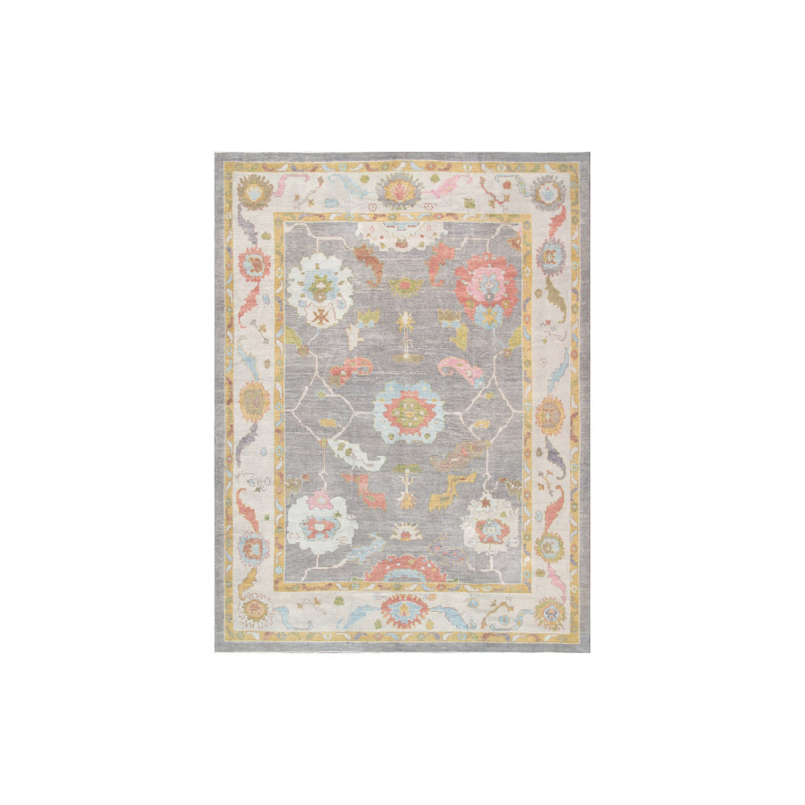 Pasargad - Oushak Collection Hand-Knotted Wool Area Rug 106'' x 144'' (980310 9X12)