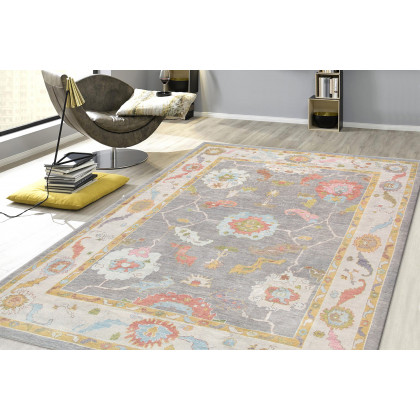 Pasargad - Oushak Collection Hand-Knotted Wool Area Rug 106'' x 144'' (980310 9X12)
